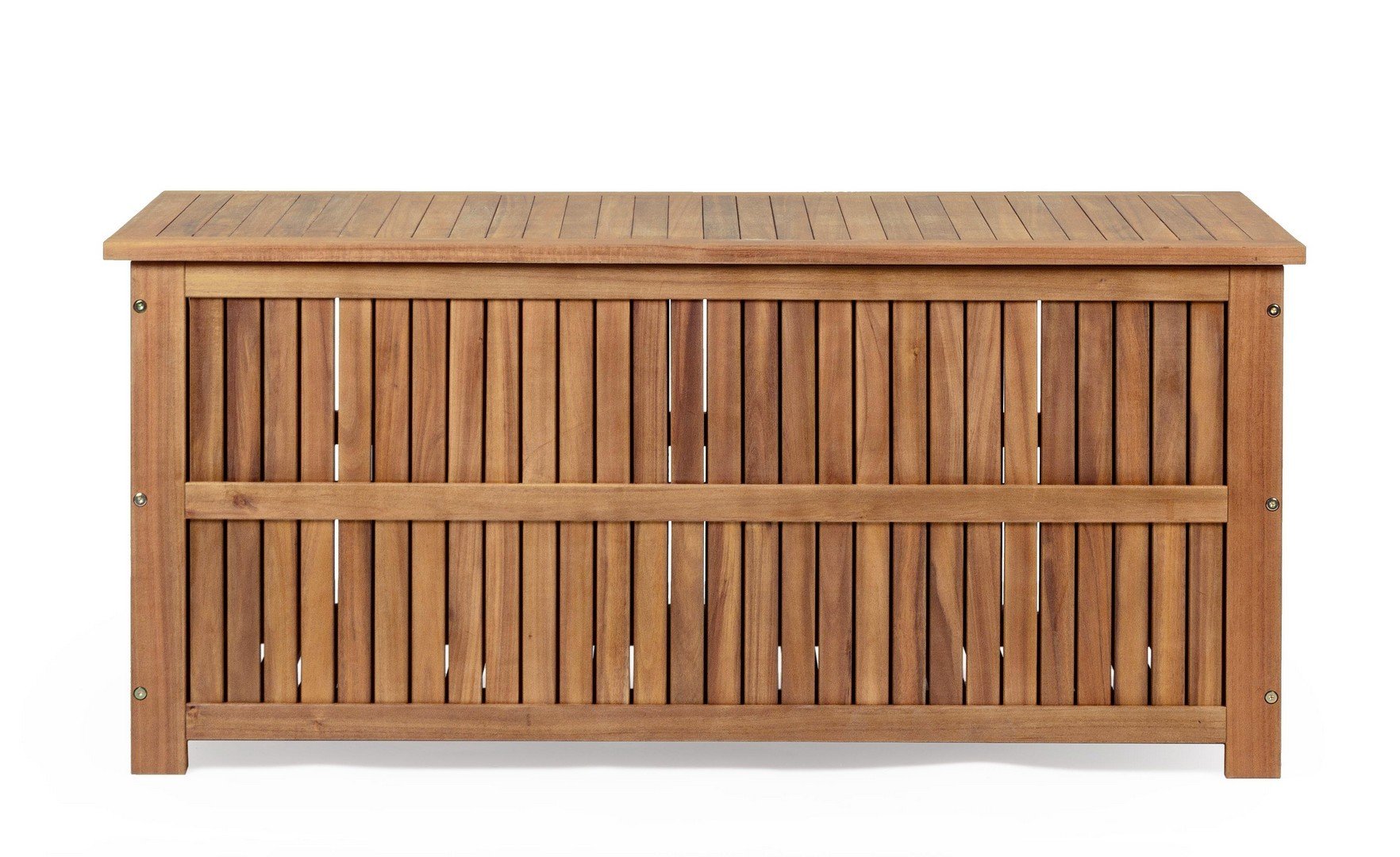 baule contenitore noemi in legno di acacia, ambientazione d’arredo con il prodotto protagonista