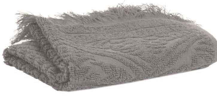 asciugamano da bagno zoe uragano, colore uragano, taglia 50 x 100. asciugamano piegato su sfondo neutro per una visione pulita del prodotto