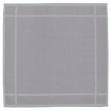 asciugamano loess perla, colore perla, taglia 50 x 50. asciugamano piegato su sfondo neutro per una visione pulita del prodotto