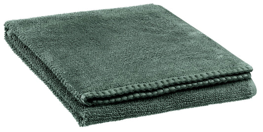 asciugamano bora felce, colore felce, taglia 50 x 100. asciugamano piegato su sfondo neutro per una visione pulita del prodotto