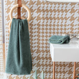 asciugamano da bagno bora felce, colore felce, taglia 90 x 150. asciuga rapidamente lasciando una piacevole sensazione