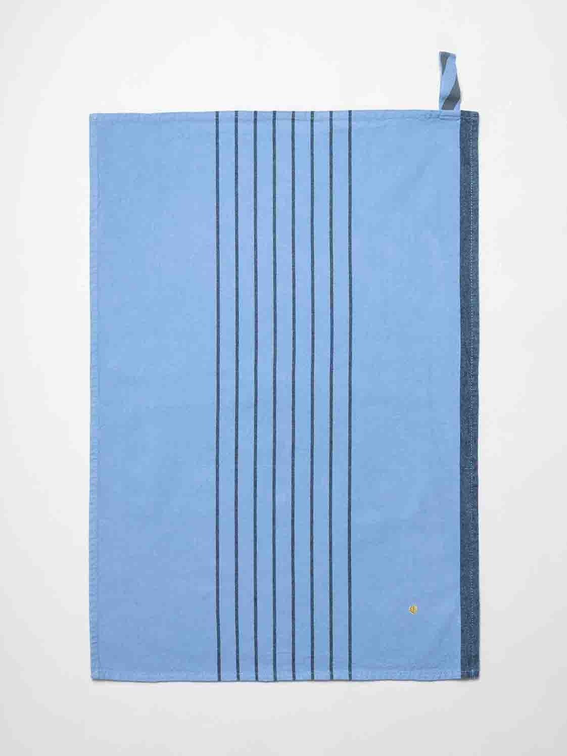 strofinaccio piero bluetiful, colore bluetiful, taglia 50 x 70. realizzato in 100% cotone bio, ideale per assorbenza e delicatezza sulla pelle