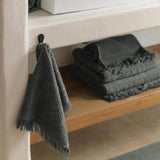 asciugamano da doccia zoe timo, colore timo, taglia 70 x 140. asciuga rapidamente lasciando una piacevole sensazione