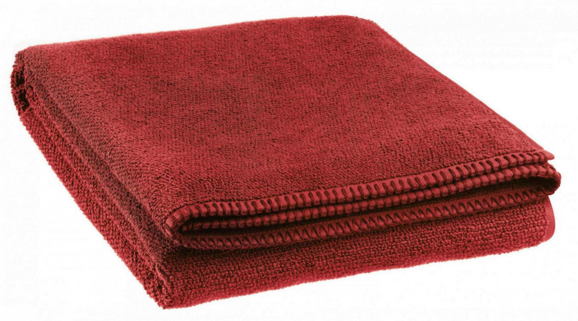 asciugamano da doccia bora geranio, colore geranio, taglia 70 x 130. asciugamano piegato su sfondo neutro per una visione pulita del prodotto