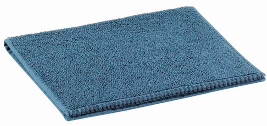 asciugamano ospite bora acciaio, colore acciaio, taglia 30 x 50. asciugamano ospite piegato elegantemente su fondo neutro