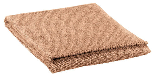 asciugamano ospite bora latte, colore latte, taglia 30 x 50. asciugamano ospite piegato elegantemente su fondo neutro