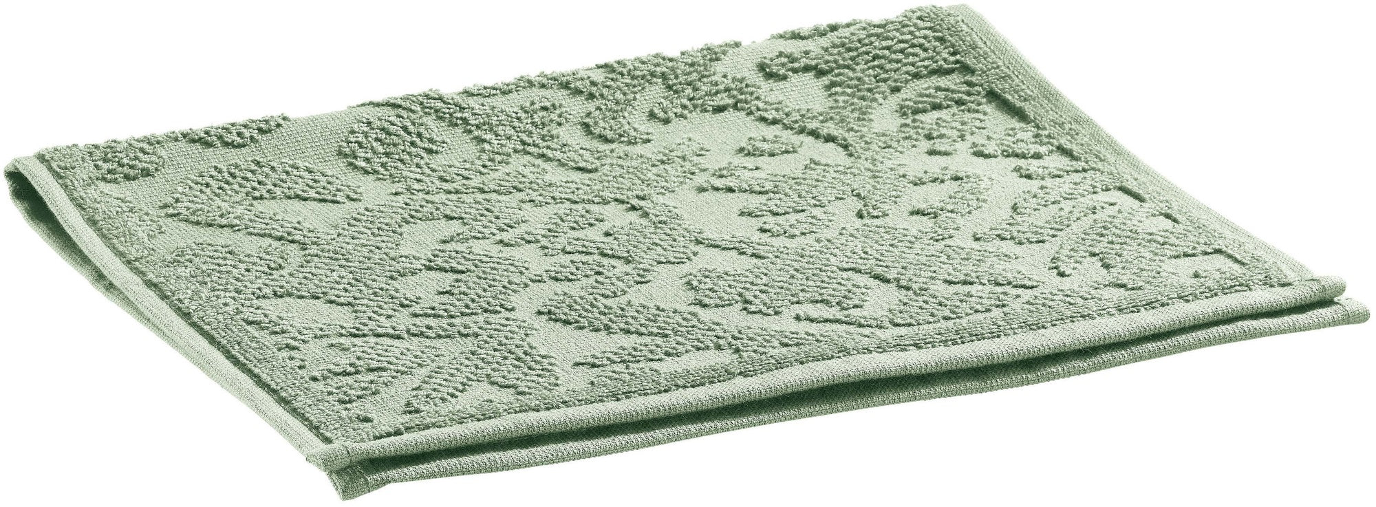 asciugamano ospite gilda timo, colore timo, taglia 30 x 50. asciugamano ospite piegato elegantemente su fondo neutro