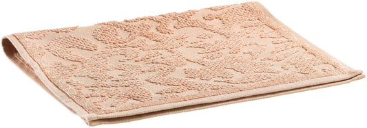 asciugamano ospite gilda aubepine, colore aubepine, taglia 30 x 50. asciugamano ospite piegato elegantemente su fondo neutro