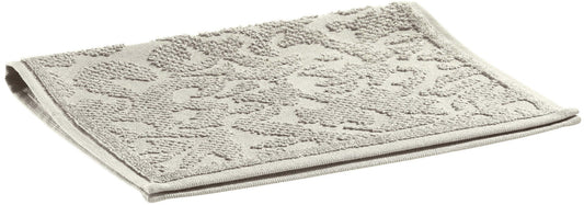 asciugamano ospite gilda perla, colore perla, taglia 30 x 50. asciugamano ospite piegato elegantemente su fondo neutro