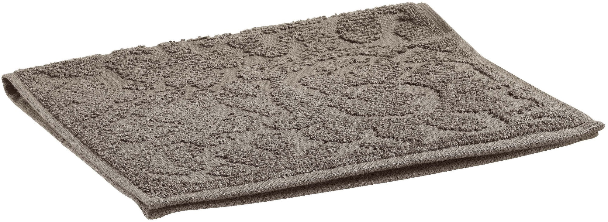 asciugamano ospite gilda carbone, colore carbone, taglia 30 x 50. asciugamano ospite piegato elegantemente su fondo neutro