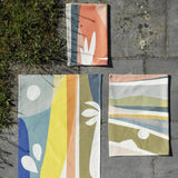 strofinaccio riciclato revao multico, colore multico, taglia 50 x 70. realizzato in 100% cotone riciclato, ideale per assorbenza e delicatezza sulla pelle