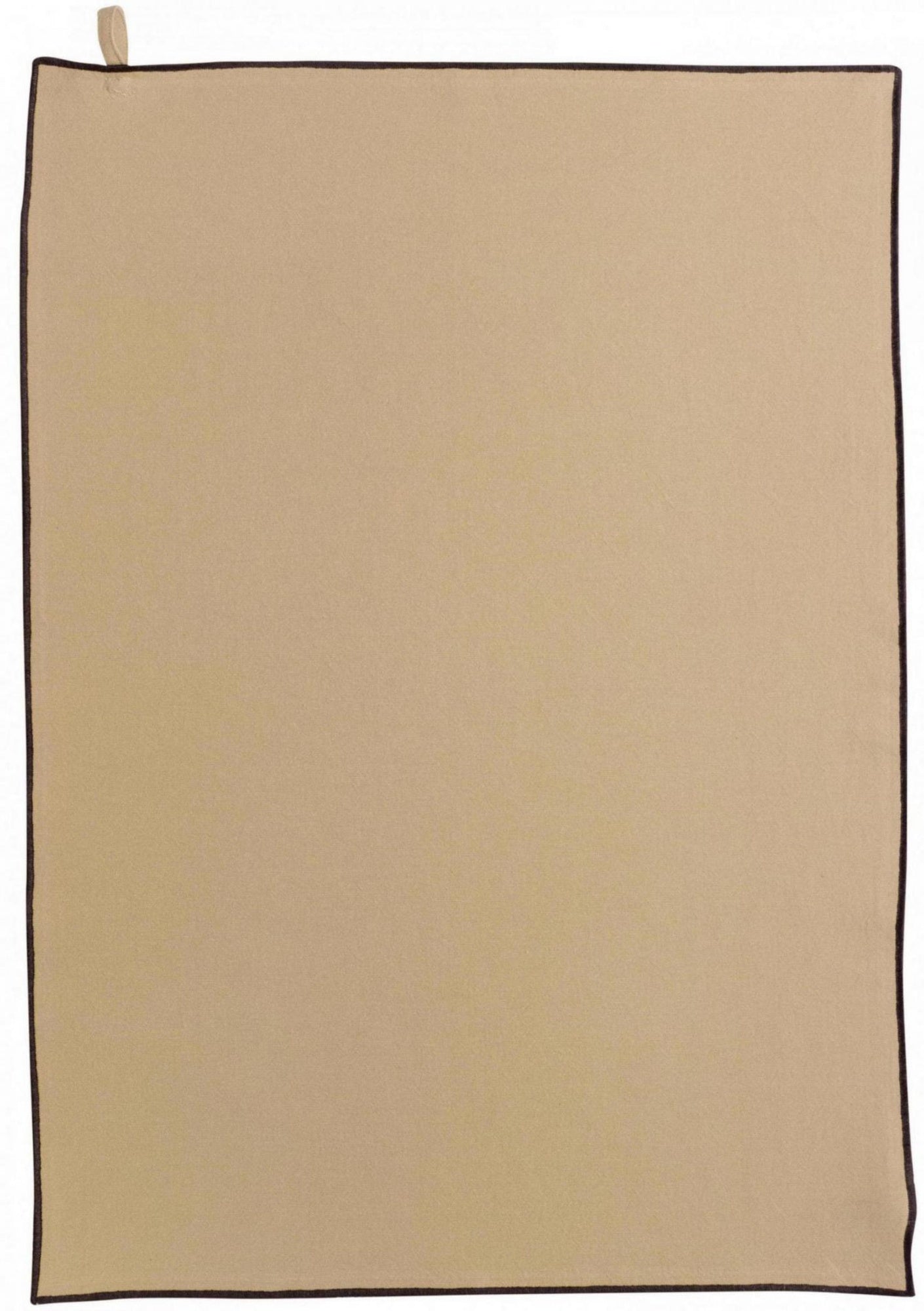 strofinaccio riciclato isae cammello, colore cammello, taglia 50 x 70. asciugamano piegato su sfondo neutro per una visione pulita del prodotto