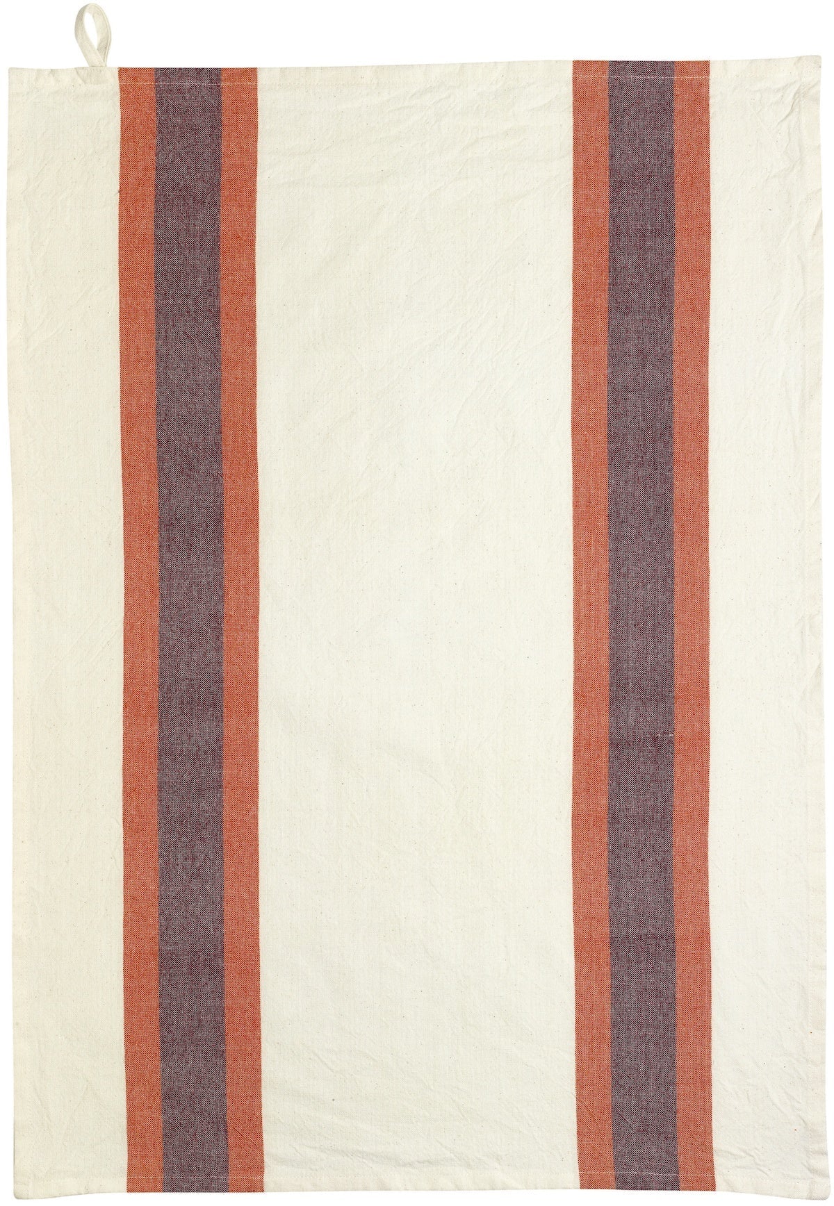 strofinaccio riciclato lavato yuna marmellata/naturale, colore marmellata/naturale, taglia 50 x 70. asciugamano piegato su sfondo neutro per una visione pulita del prodotto