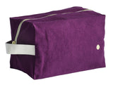 trousse cube iona pioggia viola, colore pioggia viola, taglia 22 x 14 x 10,5. dettaglio del prodotto da bagno