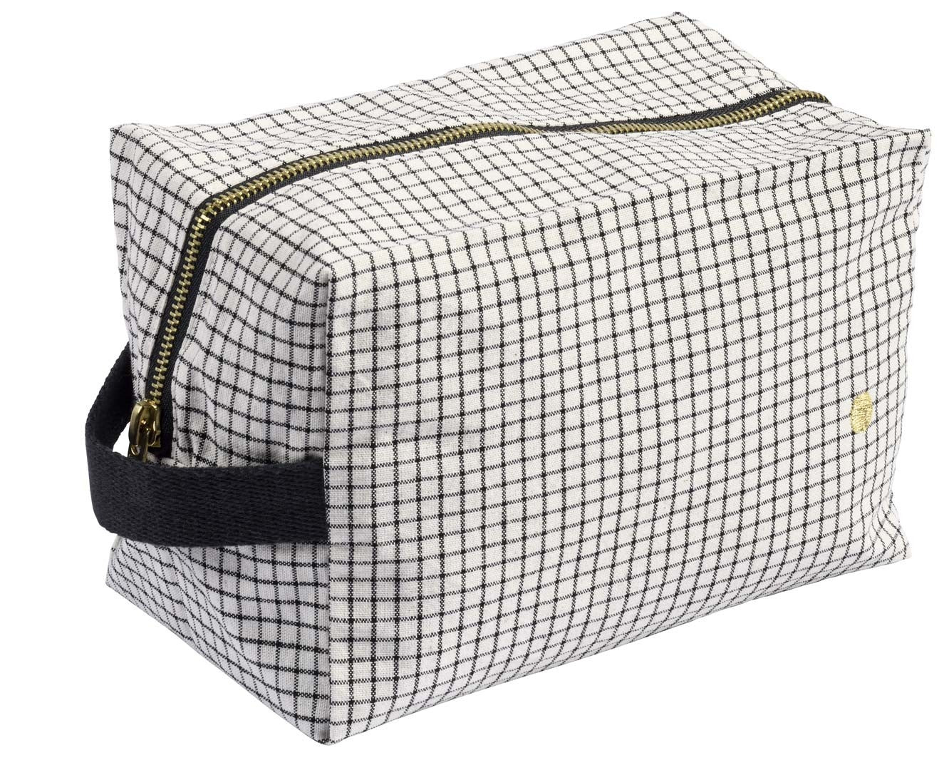 astuccio cubo gustave caviar, colore gustave caviar, taglia 22 x 14 x 10,5. dettaglio del prodotto da bagno