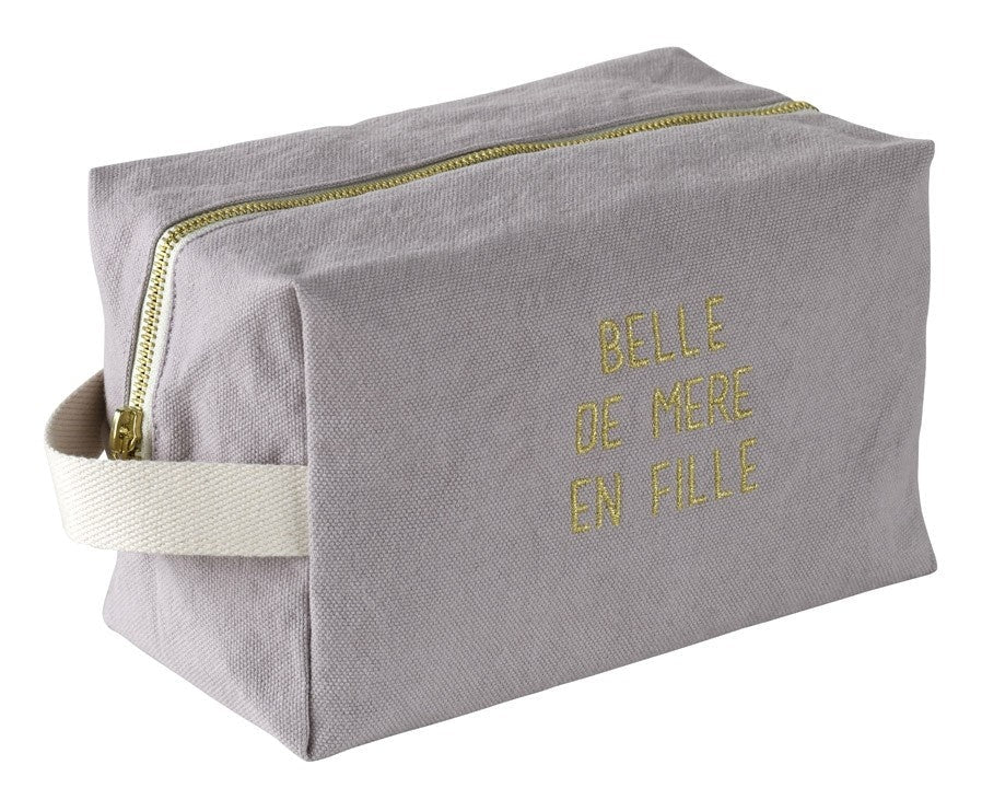 trousse cubo belle rosa, colore rosa, taglia 22 x 14 x 10,5. dettaglio del prodotto da bagno