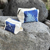 astuccio cubo gypso blu, colore blu, taglia 15,5 x 10 x 10. dettaglio del prodotto da bagno