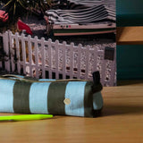 astuccio da ufficio rita matcha, colore matcha, taglia 6 x 20 x 6. dettaglio del prodotto da bagno