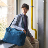 borsa da viaggio iona uragano, colore uragano, taglia 30 x 42 x 20. viaggia green con questa borsa resistente in tessuto naturale