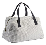 borsa da weekend gustave caviar, colore gustave caviar, taglia 28 x 42 x 20. vista frontale della borsa da viaggio su sfondo bianco