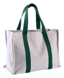 borsa daily iona pepe rosa, colore pepe rosa, taglia 25 x 38 x 15. vista frontale della borsa daily in tessuto naturale su sfondo neutro