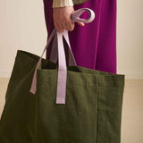 borsa shopper iona cavolo riccio, colore cavolo riccio, taglia 38 x 46 x 18. design capiente perfetto per la spesa quotidiana