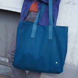 borsa shopper iona uragano, colore uragano, taglia 38 x 46 x 18. design capiente perfetto per la spesa quotidiana