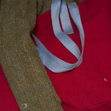 borsa shopper iona ciliegia, colore ciliegia, taglia 38 x 46 x 18. design capiente perfetto per la spesa quotidiana