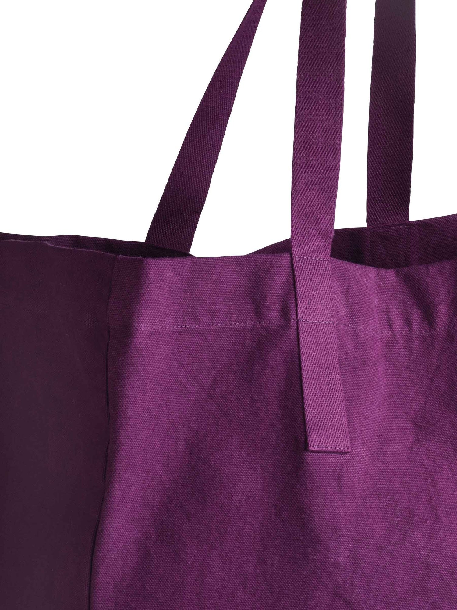 borsa shopper iona pioggia viola, colore pioggia viola, taglia 38 x 46 x 18. realizzata in tessuto sostenibile, ideale per uno shopping responsabile