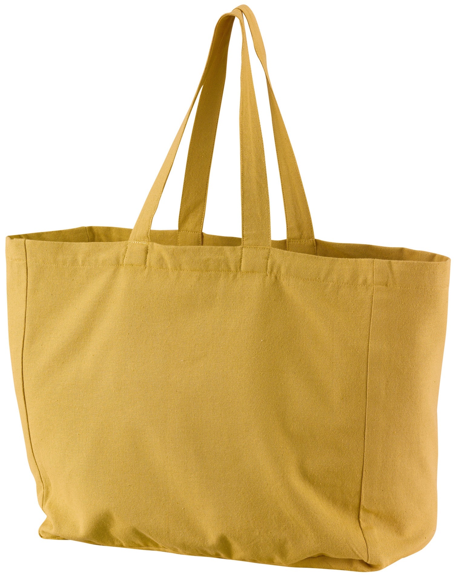 borsa shopping riciclata grace badiane, colore badiane, taglia 35 x 40 x 15. vista frontale della borsa shopping in tessuto ecologico su sfondo neutro