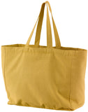 borsa shopping riciclata grace badiane, colore badiane, taglia 35 x 40 x 15. vista frontale della borsa shopping in tessuto ecologico su sfondo neutro