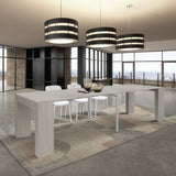 consolle allungabile lerici effetto olmo perla 90×45 cm – 90×300, dettaglio dei materiali e lavorazioni artigianali