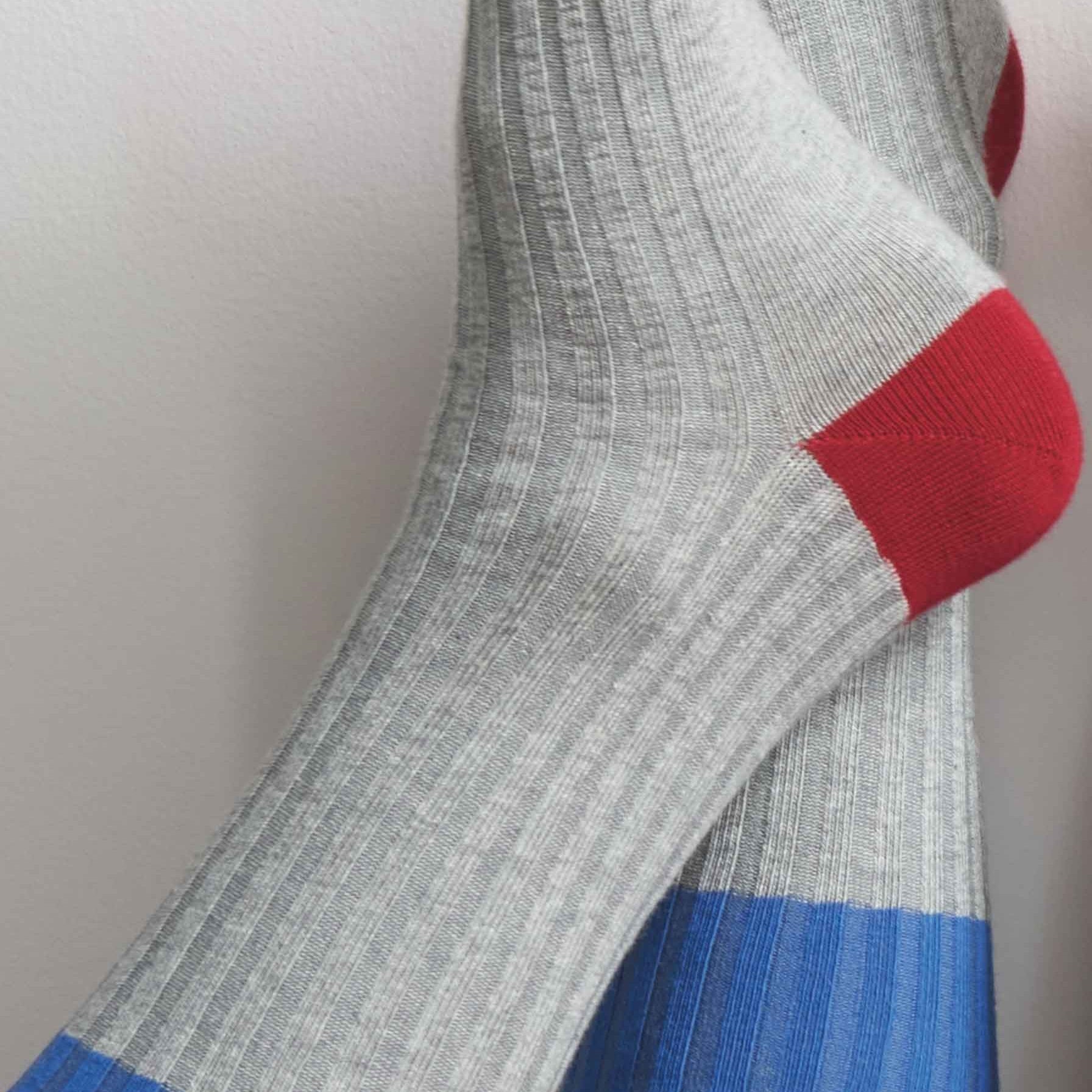 calzini yvette frassino, colore frassino, taglia 39/41. calzini in cotone biologico per un benessere quotidiano e sostenibile