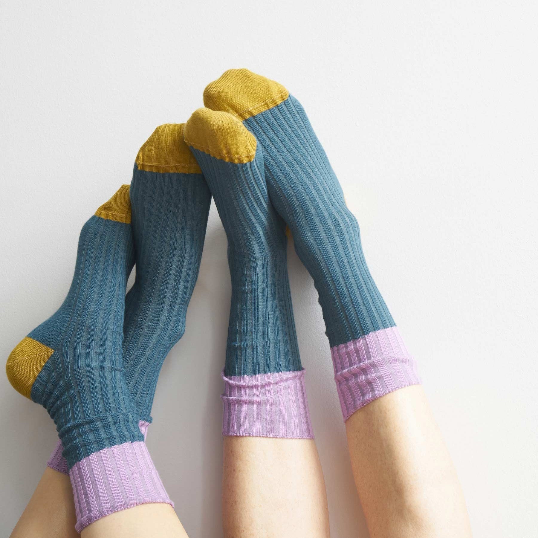 calzini yvette uragano, colore uragano, taglia 36/38. accessorio eco-friendly ideale per ogni stagione