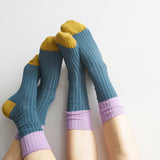 calzini yvette uragano, colore uragano, taglia 39/41. accessorio eco-friendly ideale per ogni stagione