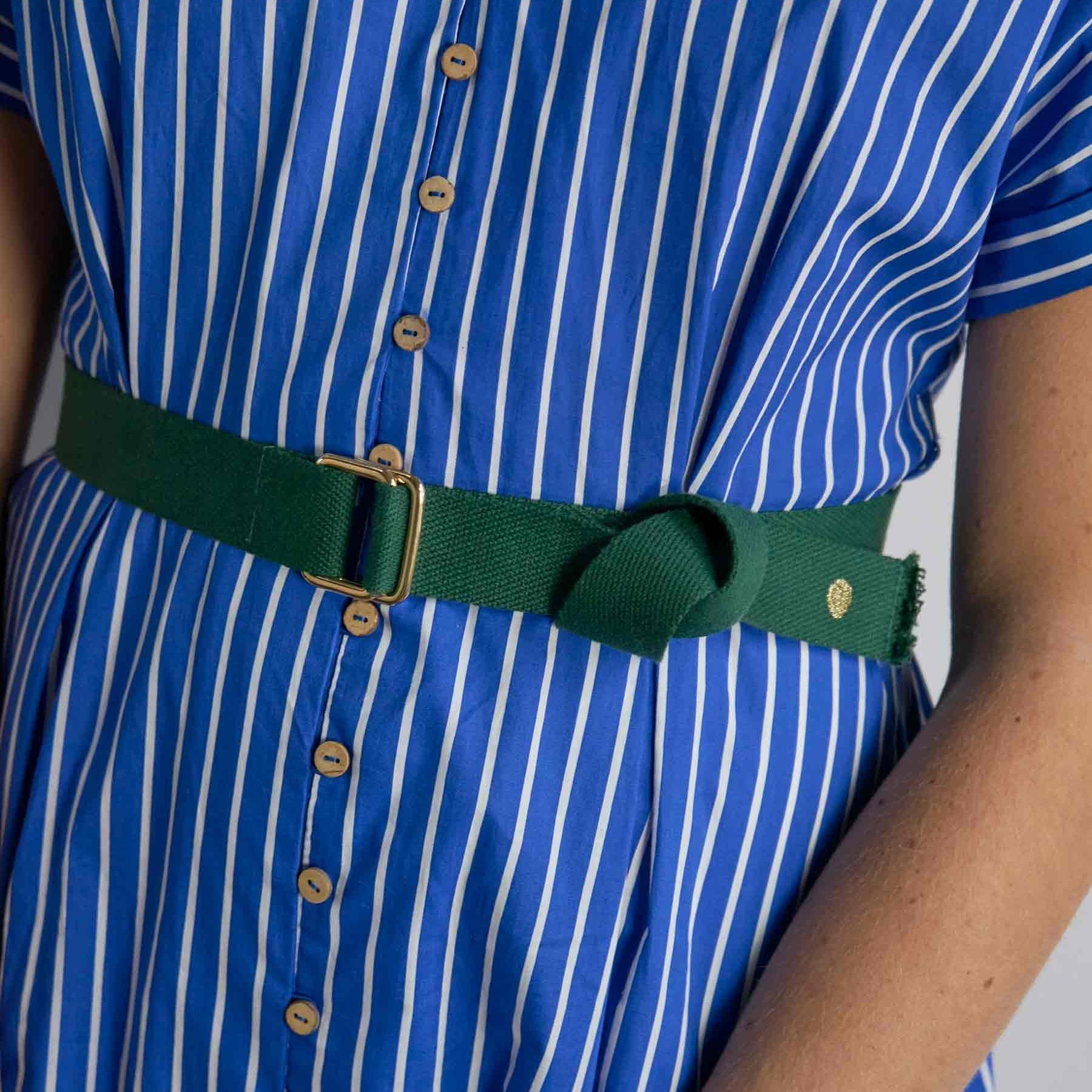 cintura ursule nori, colore nori, taglia 3 x 110. realizzata in 100% cotone bio, unisce eleganza e rispetto per l’ambiente