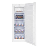 congelatore verticale dcv21sm3we0 168lt 4 cassetti e un ripiano con porta reversibile classe e bianco daya, ambientazione d’arredo con il prodotto protagonista