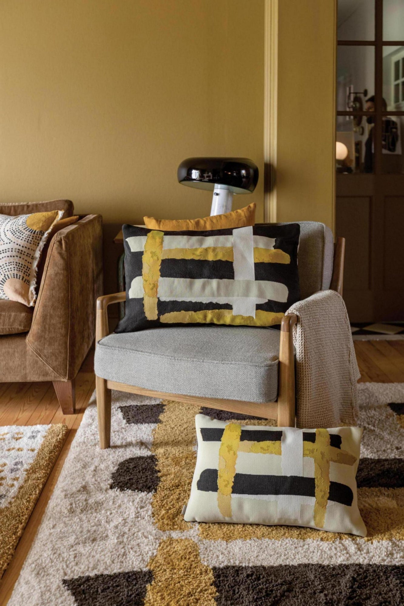 plaid maia sabbia, colore sabbia, taglia 140 x 200. coperta di qualità ideale per le notti fredde o il relax sul divano