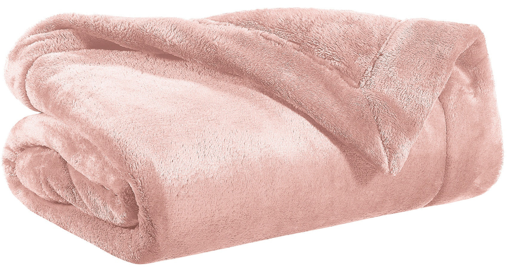 plaid tender aubepine, colore aubepine, taglia 150 x 200. vista frontale della coperta piegata su sfondo bianco