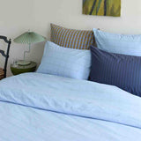 copripiumino chloe cielo, colore cielo, taglia 240 x 220. dona un aspetto ordinato e raffinato