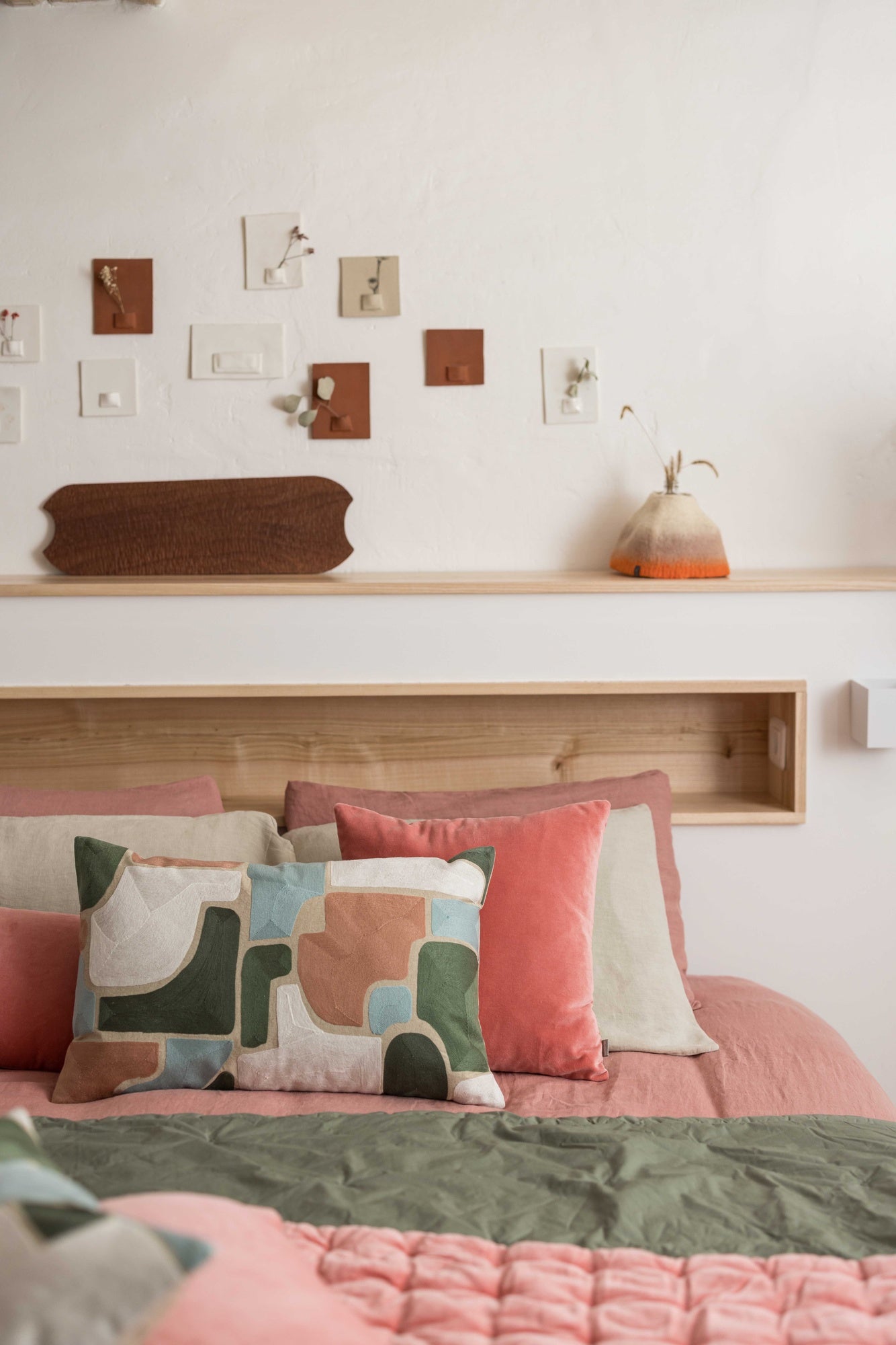 copripiumino linco fard, colore fard, taglia 240 x 220. dona un aspetto ordinato e raffinato