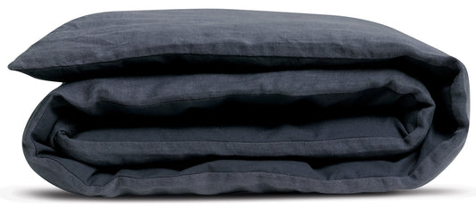 copri piumino linco marina militare, colore marina militare, taglia 85 x 200. copripiumino piegato su sfondo neutro per una...