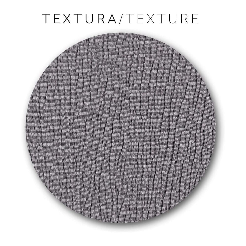copripoltrona relax troya elastico grigio 60-90, particolare della finitura, tessuto o struttura