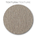 coprisedia troya beige confezione da 2 pezzi, particolare della finitura, tessuto o struttura