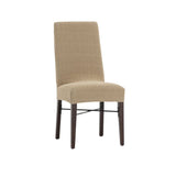 coprisedia jaz beige confezione da 2 pezzi, coprisedia applicato, vista frontale su sedia