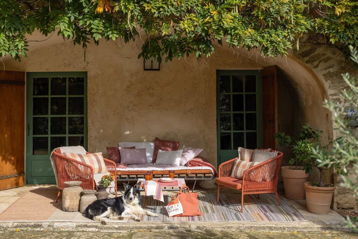 cuscino cambra terracotta, colore terracotta, taglia 45 x 45. ideale come complemento d’arredo su divani, poltrone o letti