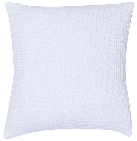 cuscino maia bianco, colore bianco, taglia 45 x 45. dettaglio tecnico della chiusura del cuscino