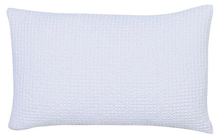 cuscino maia bianco, colore bianco, taglia 30 x 50. dettaglio tecnico della chiusura del cuscino