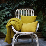 cuscino maia badiane, colore badiane, taglia 45 x 45. ideale come complemento d’arredo su divani, poltrone o letti