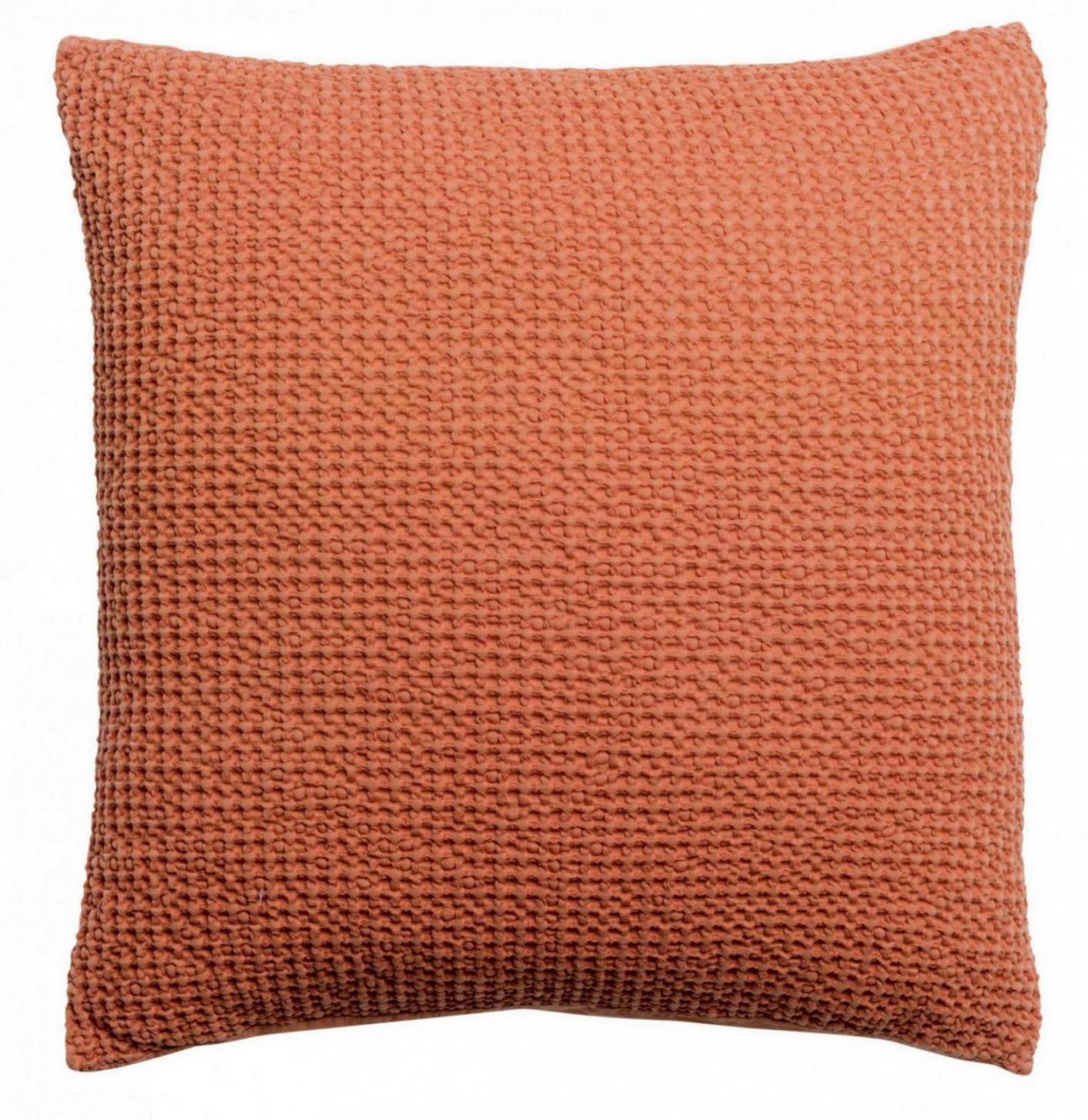 cuscino maia zucca, colore zucca, taglia 45 x 45. cuscino da interno elegante, perfetto per arredare soggiorno o camera da letto
